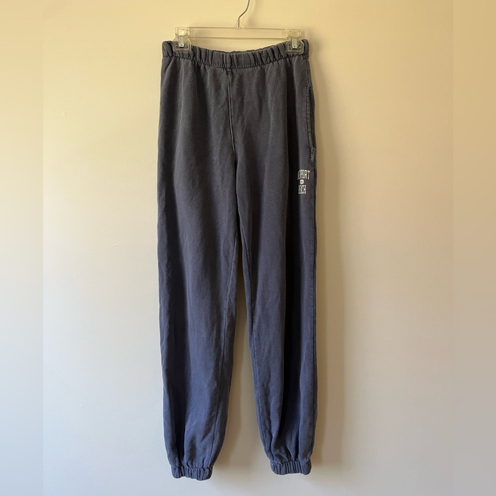 Brandy Melville Baggy Sweat Pants Grey John Galt Newport Beach